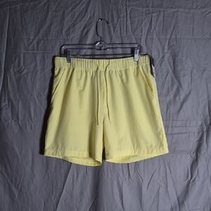 Original Use Soft Yellow Casual Shorts